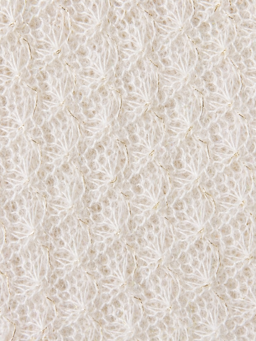 Pearl Wedding Topper Ivory Bridal Cardigan Wool Cover Up for Gown