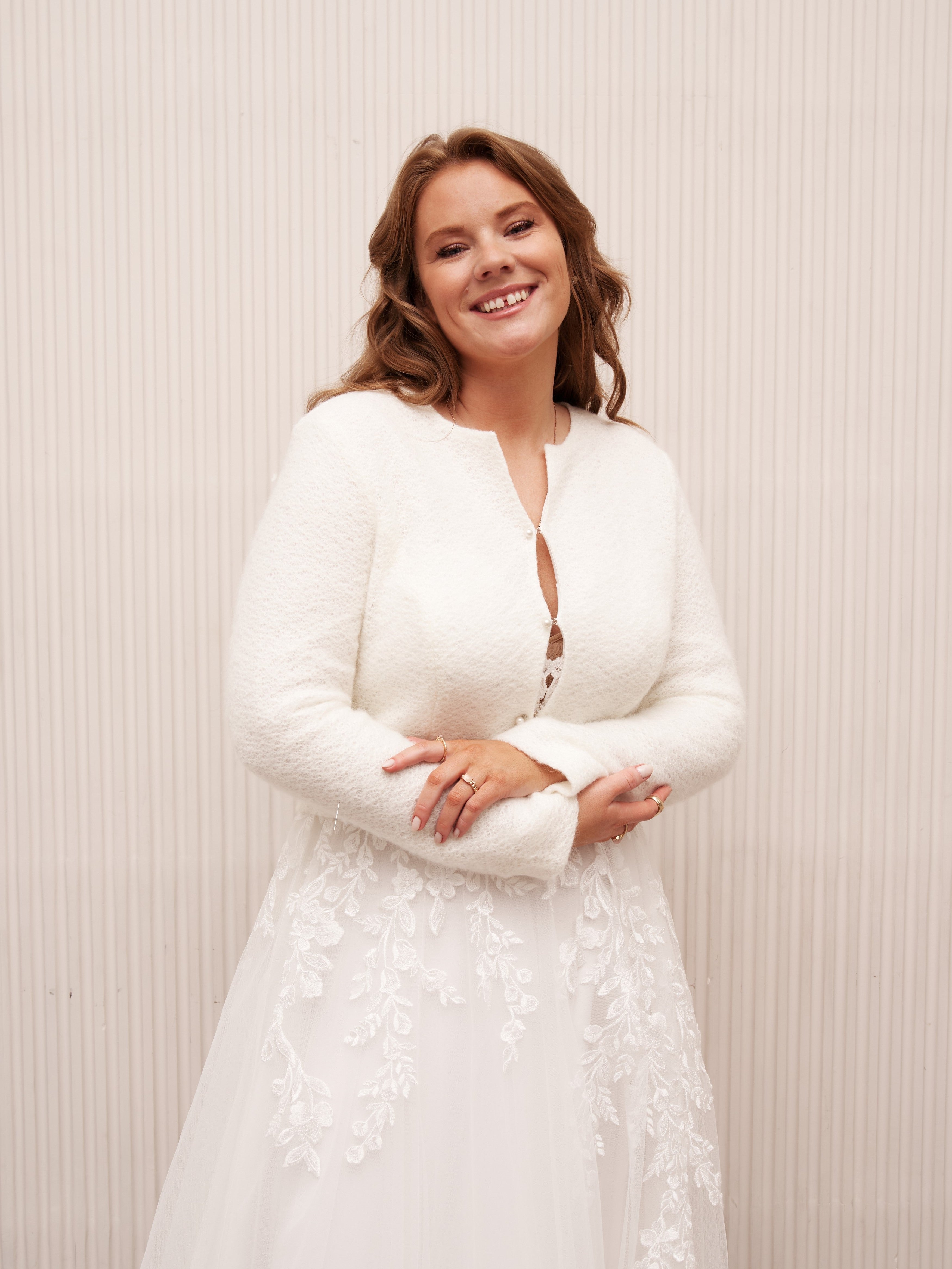 White Bolero Jacket for Wedding