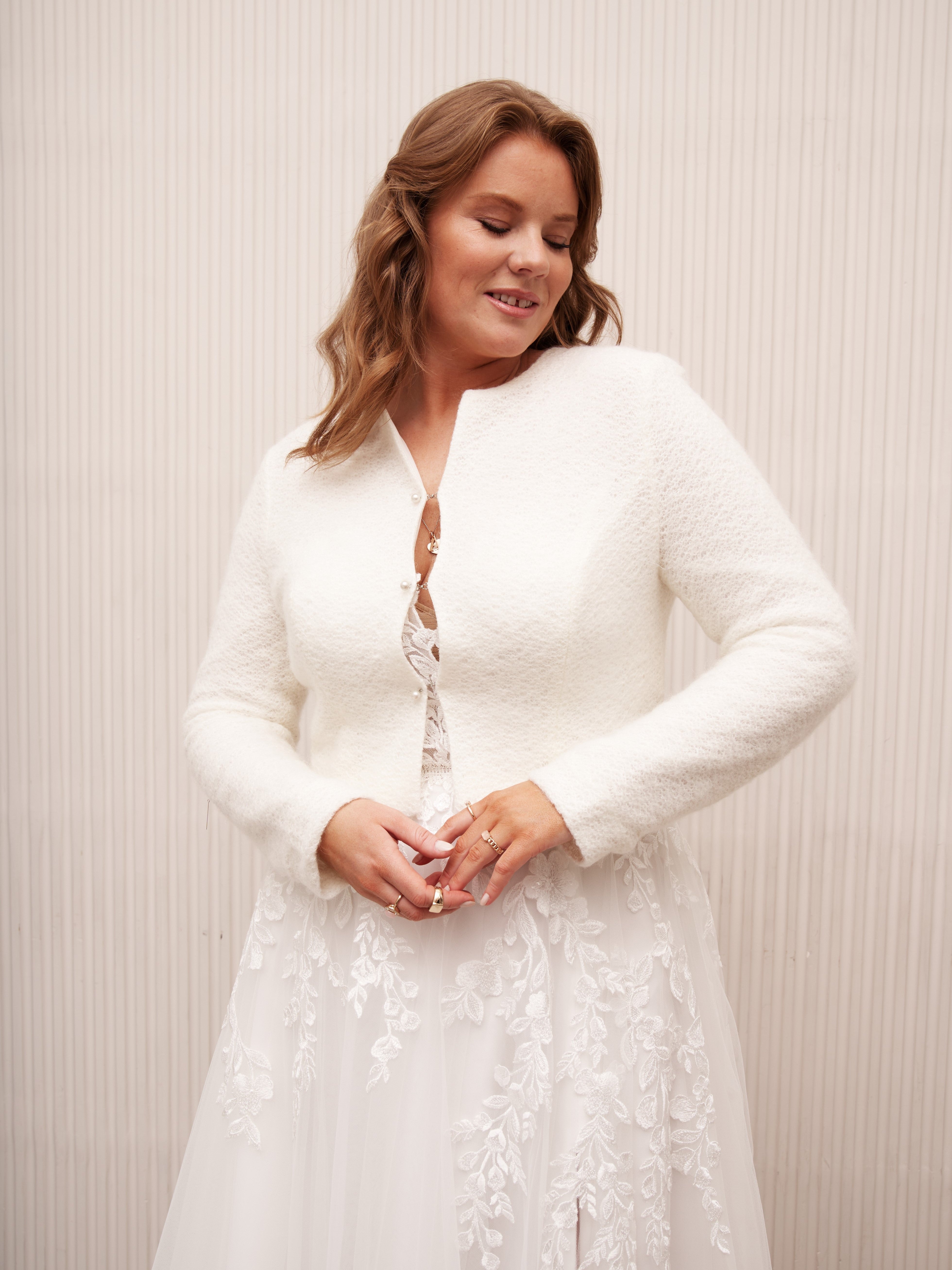 White Bolero Jacket for Wedding