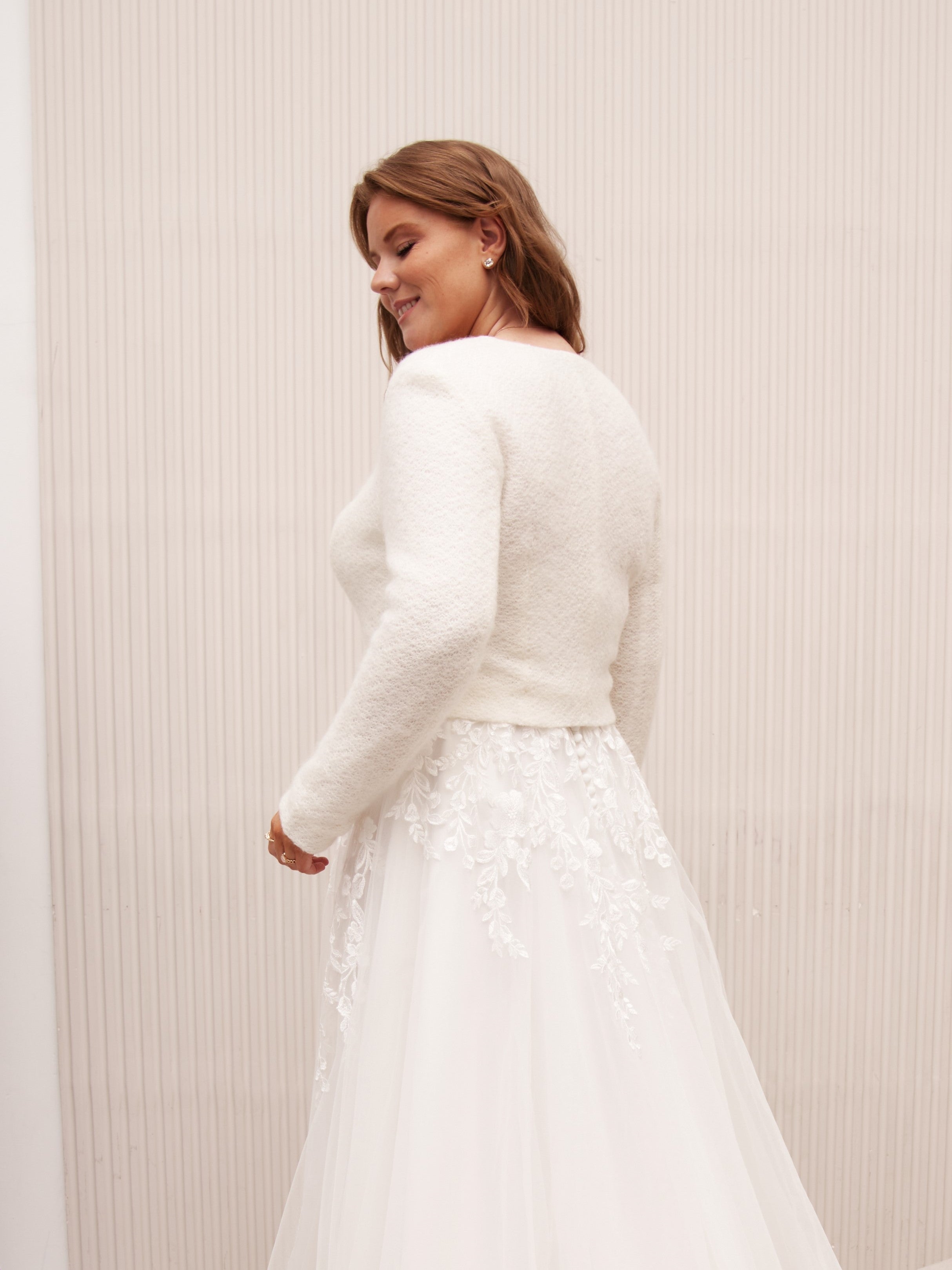 White Bolero Jacket for Wedding