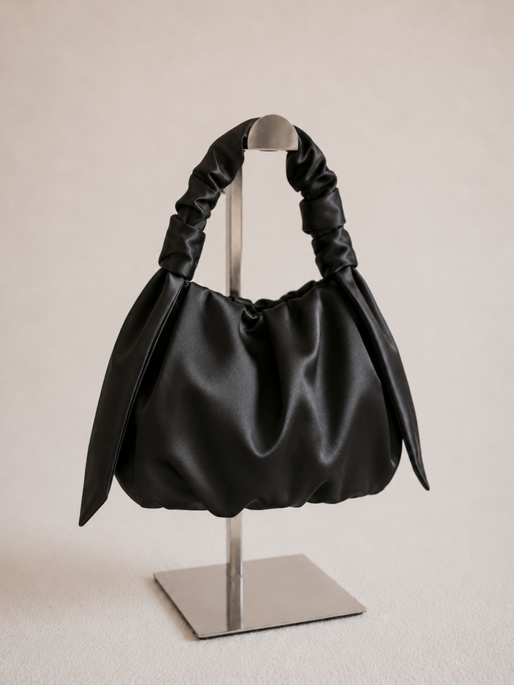 Wedding Handbag Satin Bridal Purse Soft Evening Bag For Bride Party Clutch