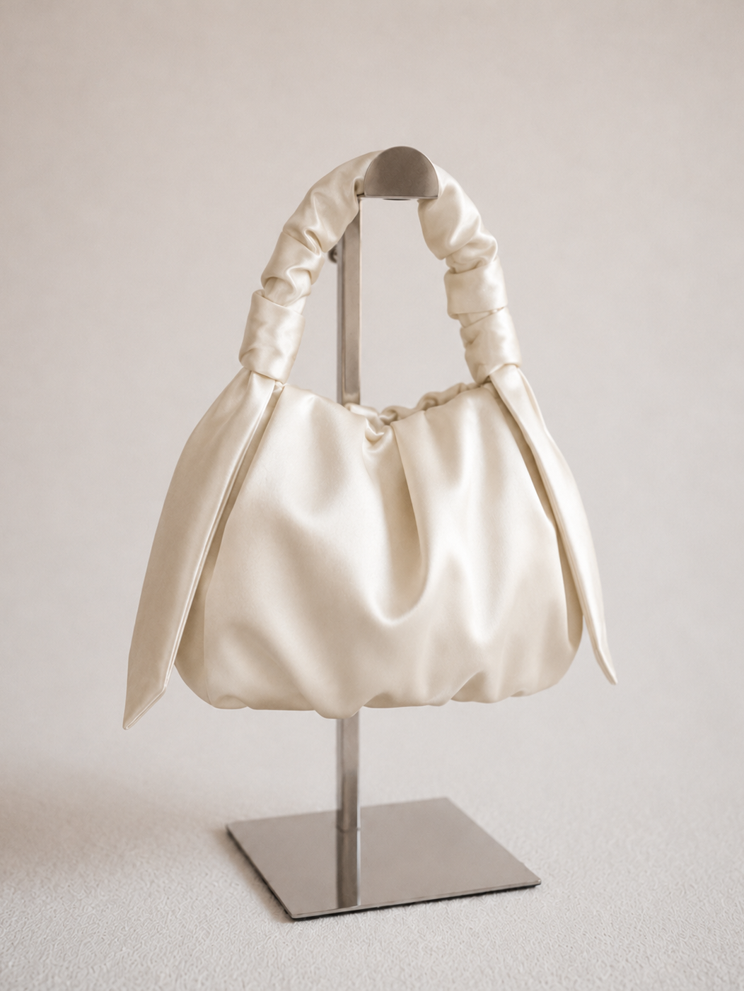 Wedding Handbag Satin Bridal Purse Soft Evening Bag For Bride Party Clutch