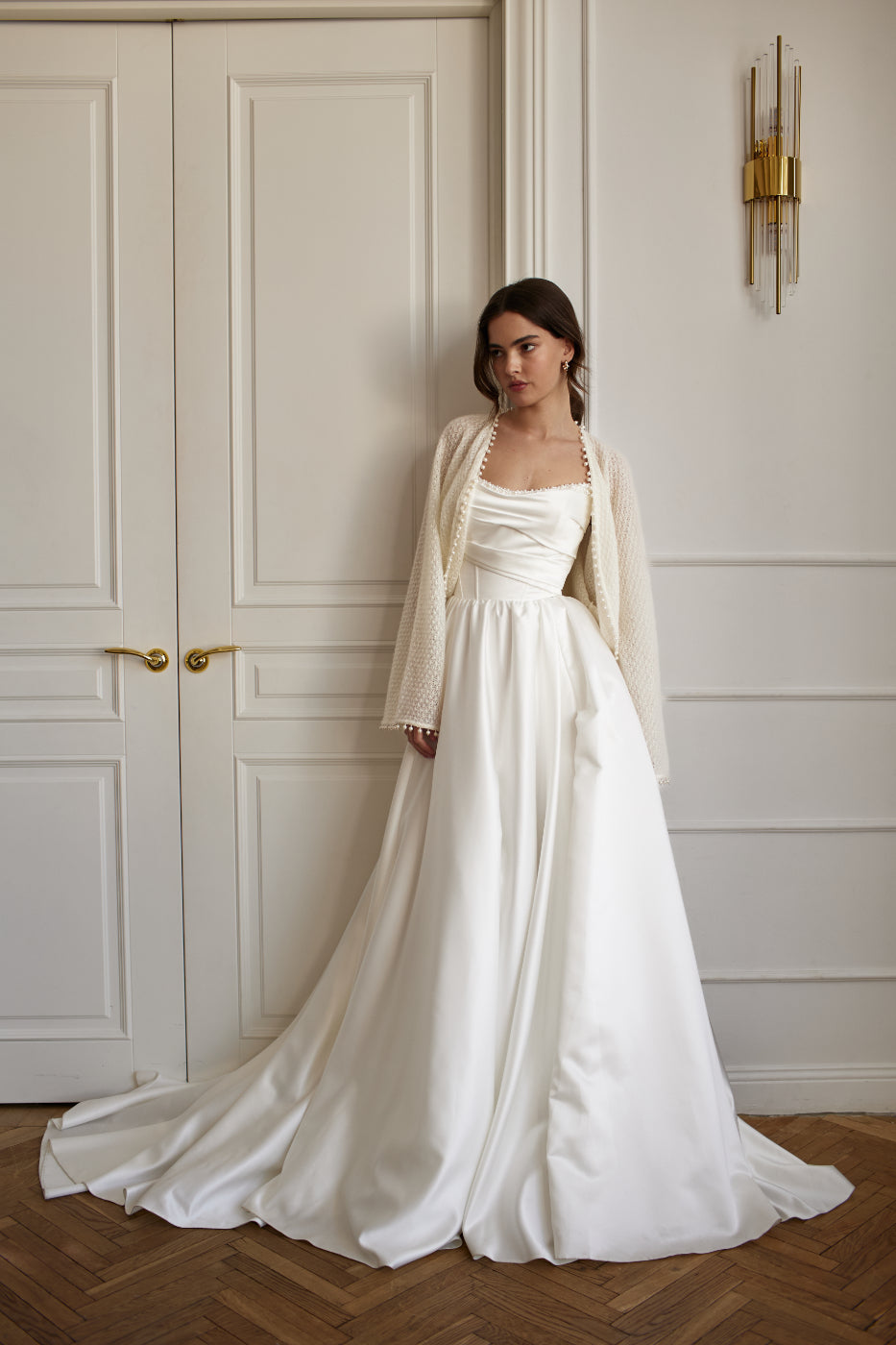 Cover Up Top – Long Sleeve Wedding Dress Topper Bridal Party
