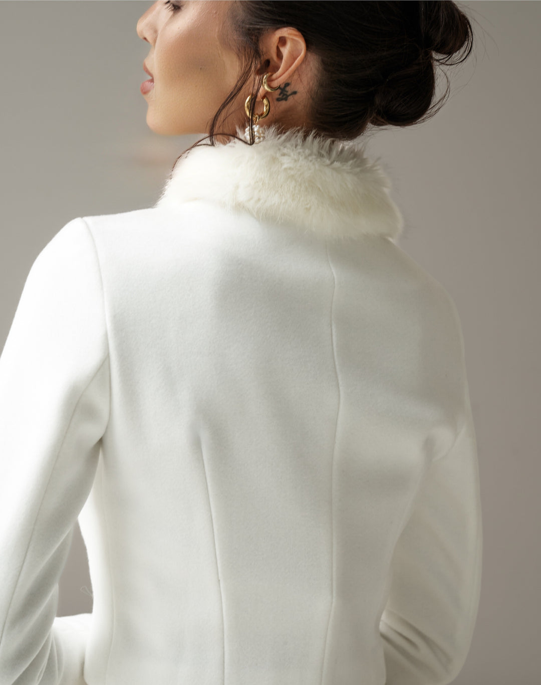 Wedding Dress Layer Winter Bridal Cape White Blazer for Wedding