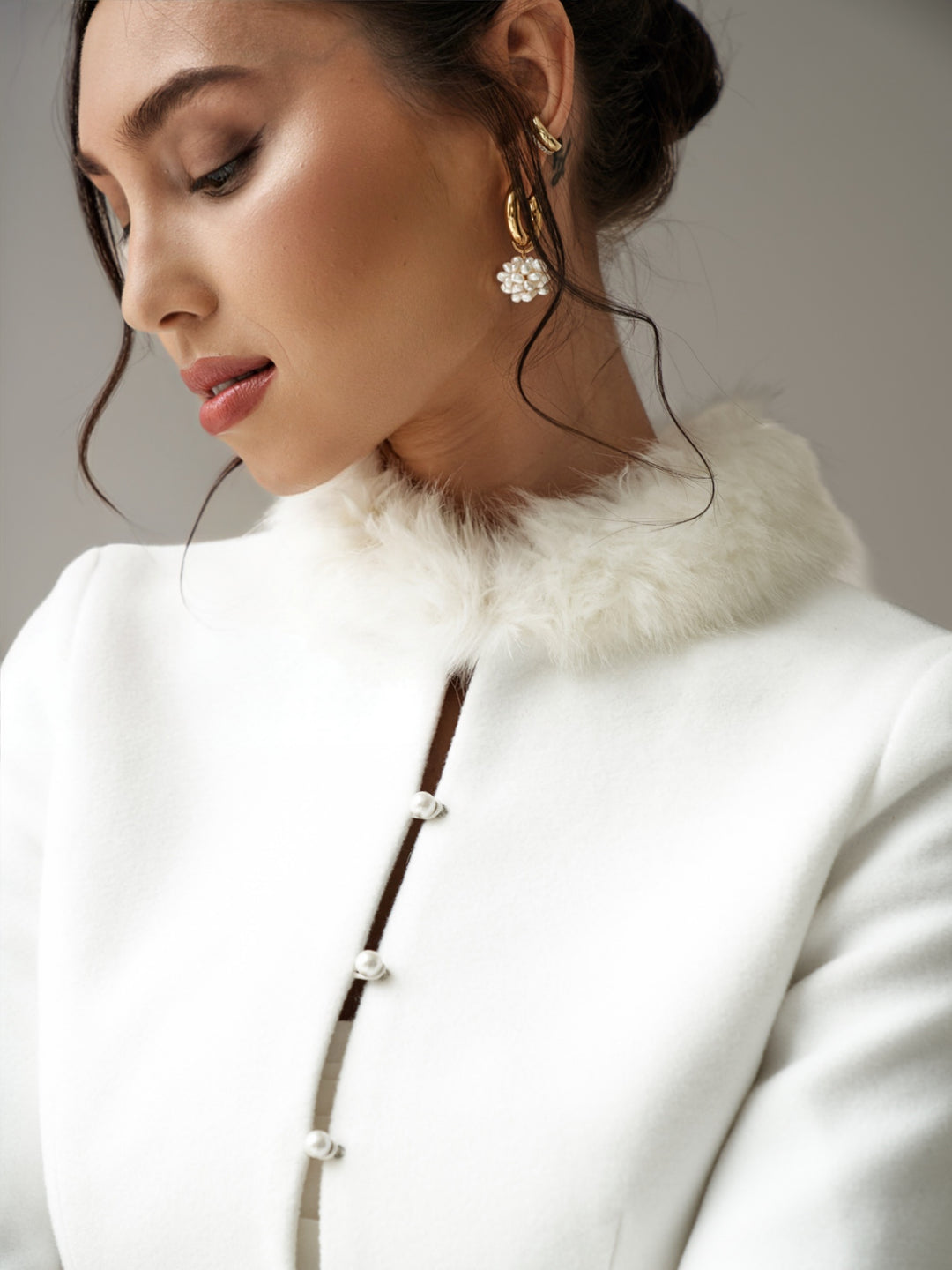 Wedding Dress Layer Winter Bridal Cape White Blazer for Wedding