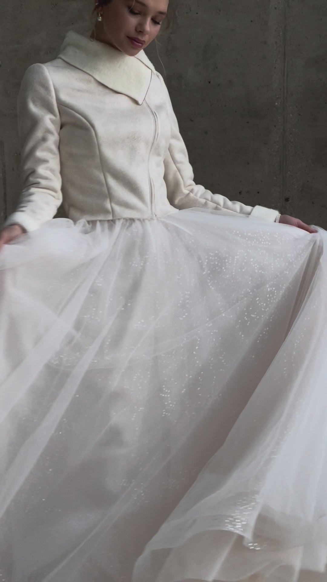 Wedding Fur Stole Bridal Wrap Jacket Wedding Dress Layer