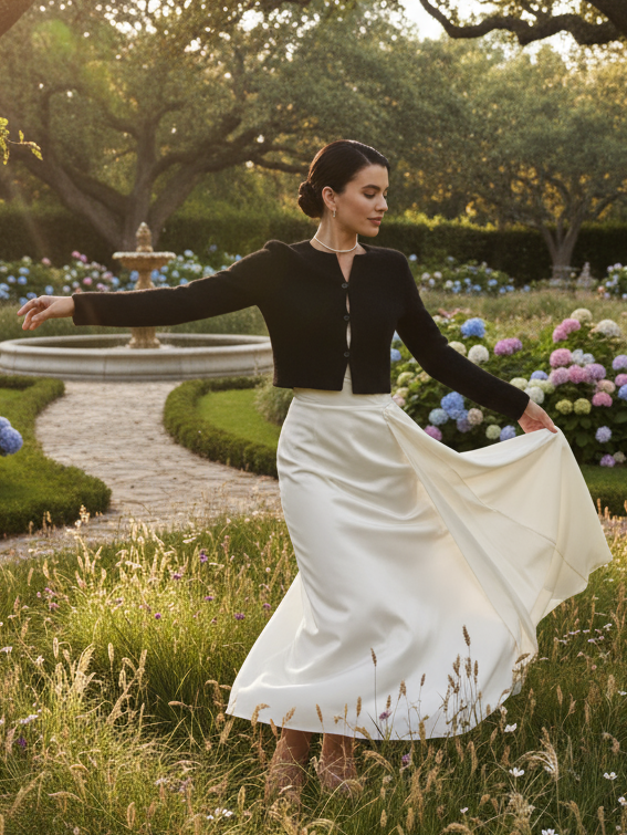 Winter wedding top wool knitted jacket black bridal cardigan