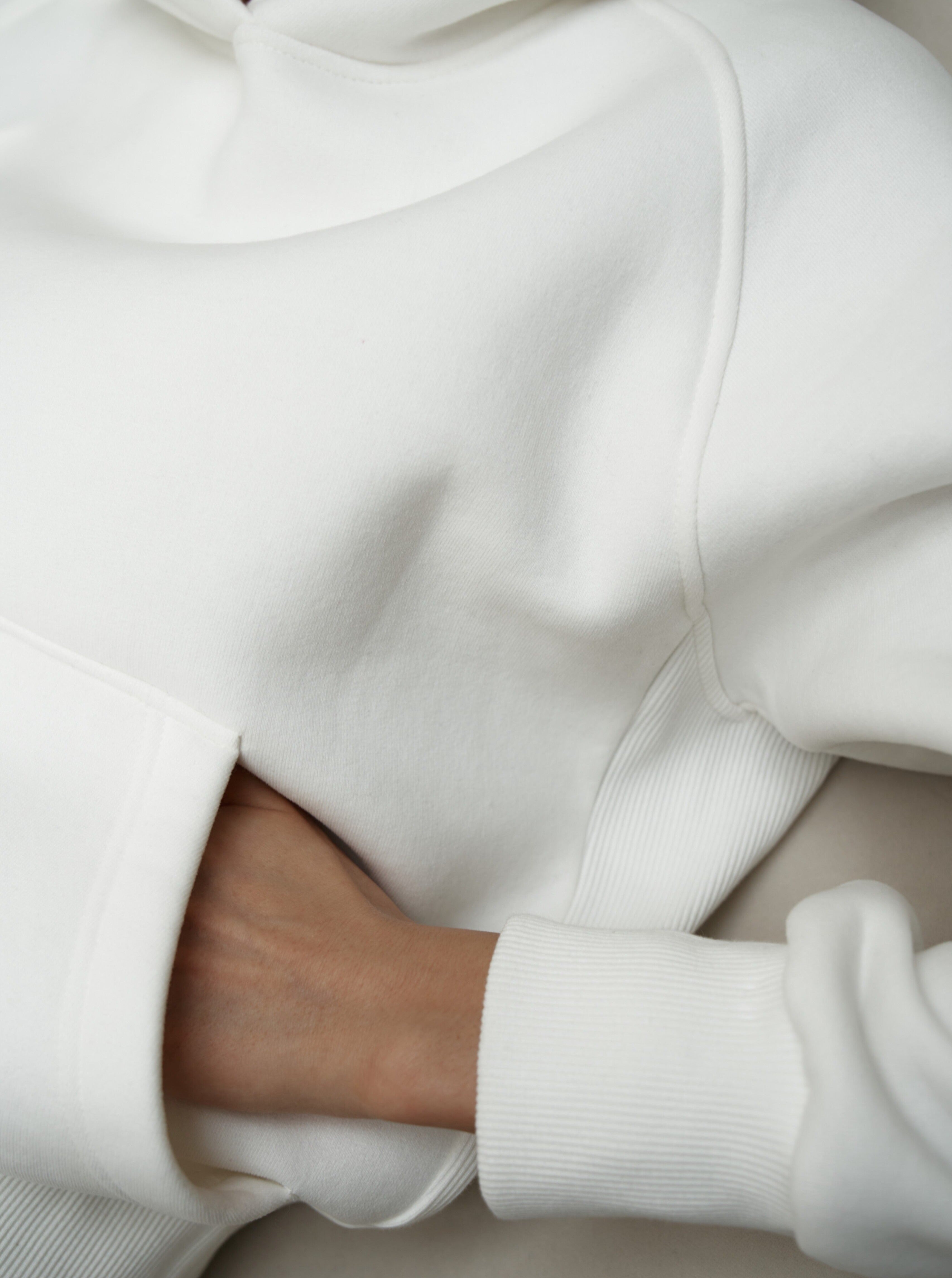 Sudadera con capucha de novia confeccionada en algodón de primera calidad. Sudadera blanca para damas de honor